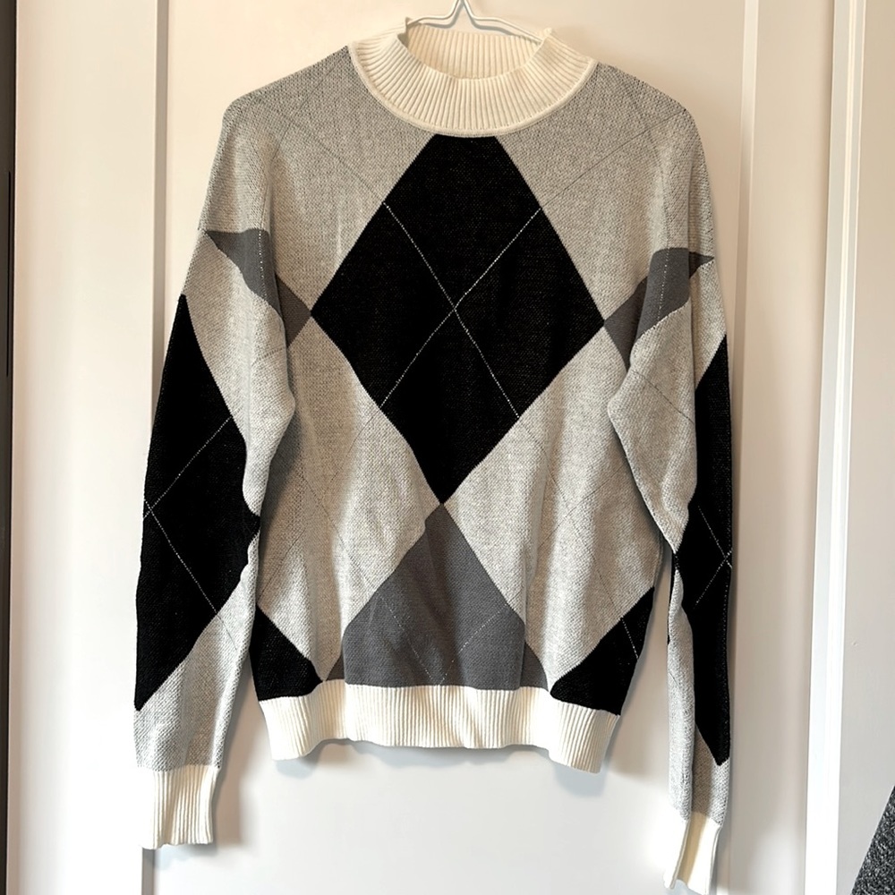 NWOT Argyle Sweater